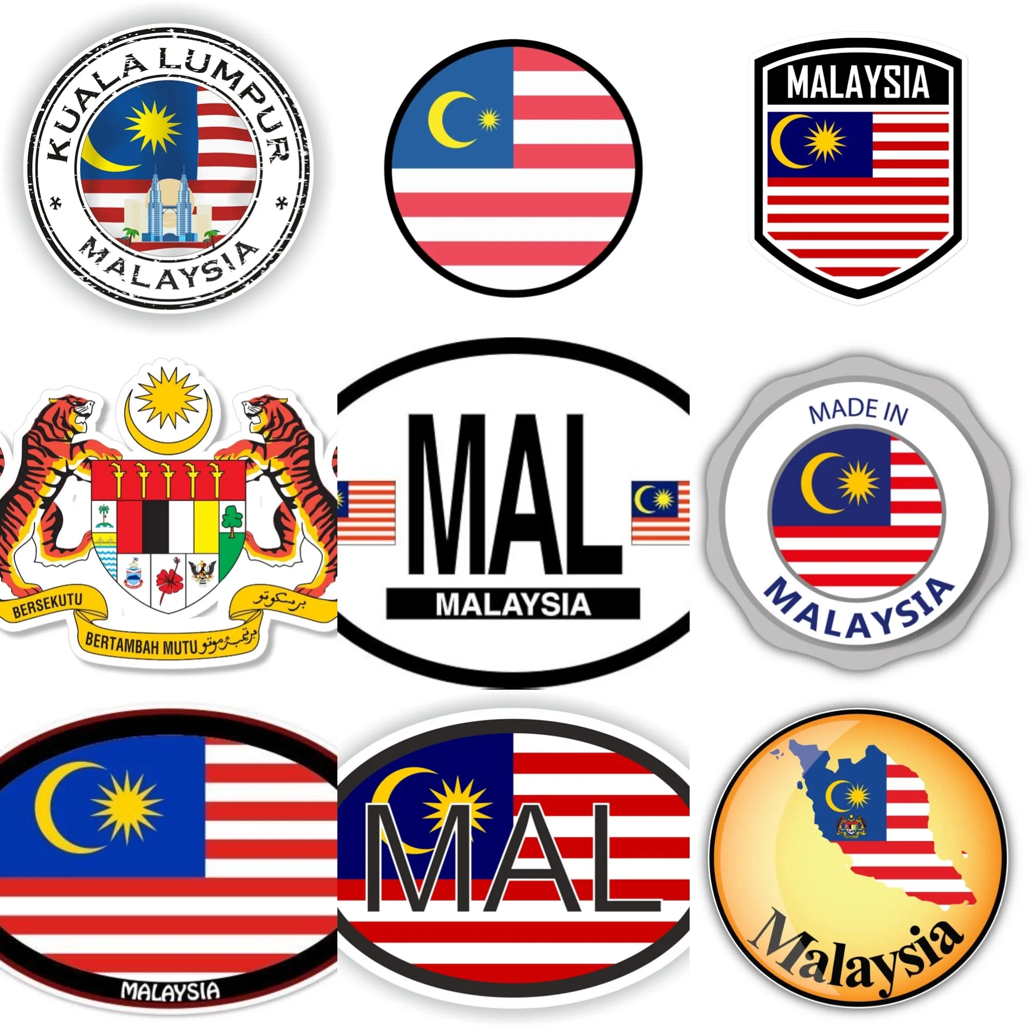 Malaysia MAL Flag Emblem Creat – Car Accessories Malaysia recenzja i cena