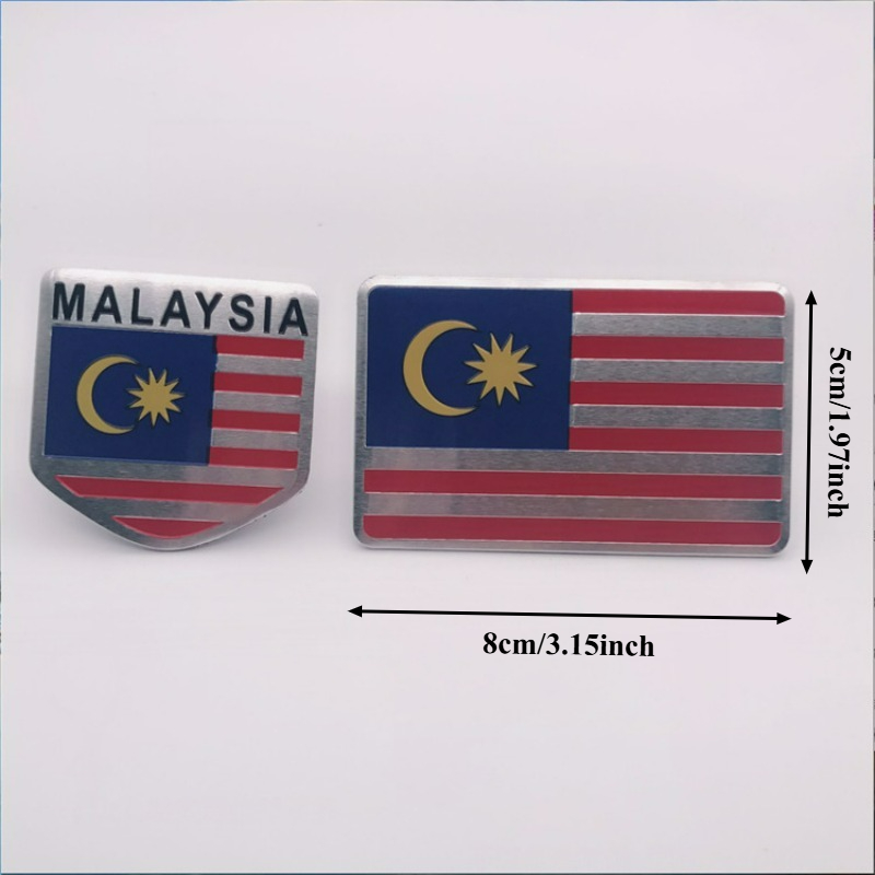 Naklejki metalowe na samochód  – Car Accessories Malaysia recenzja i cena