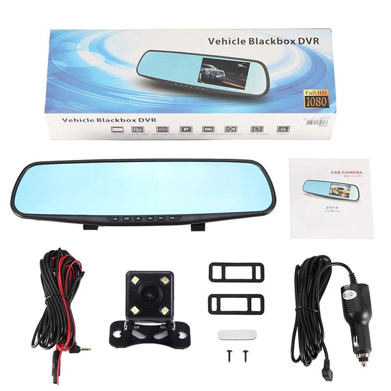 Mirror Dash Cam FHD Dual Lens  – Car Accessories Youtube recenzja i cena
